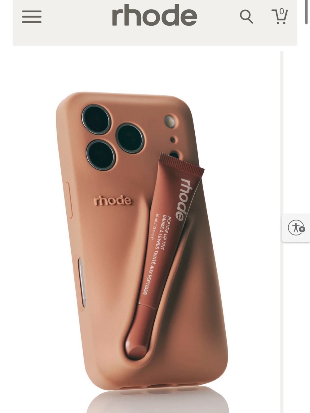 rhode Silicone Phone Case lip case IPhone 15 Pro